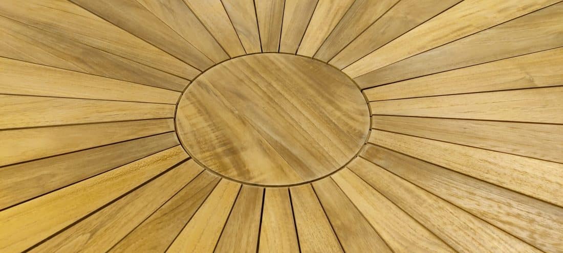 Ronde Teakhouten Tuintafel