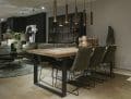 Stoere Eettafel Chunk Teakhout Stoere Eettafel Chunk Teakhout