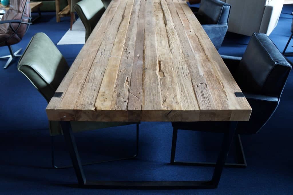 Industrile Tafel Van Robuust Oud Hout