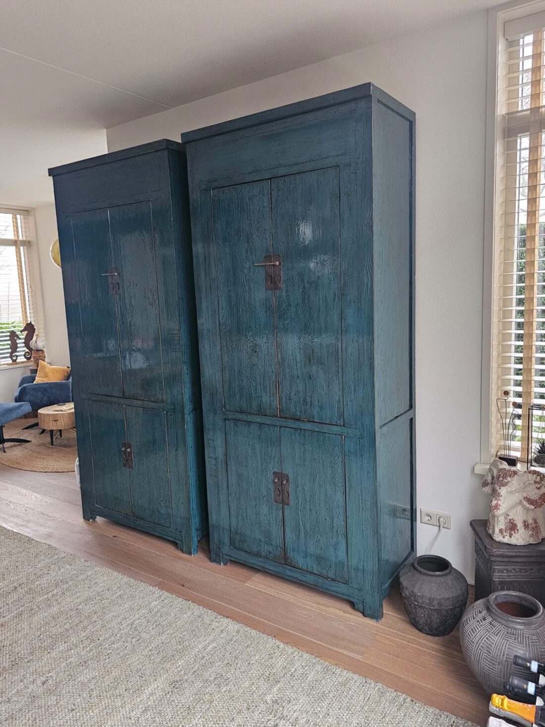 Exclusieve hoogglans wandkast