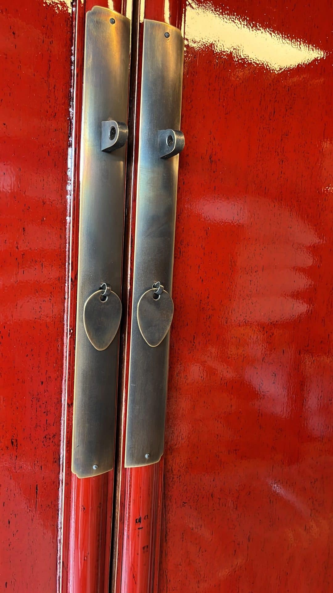 Hoge Kast Hoogglans Boerderij Rood