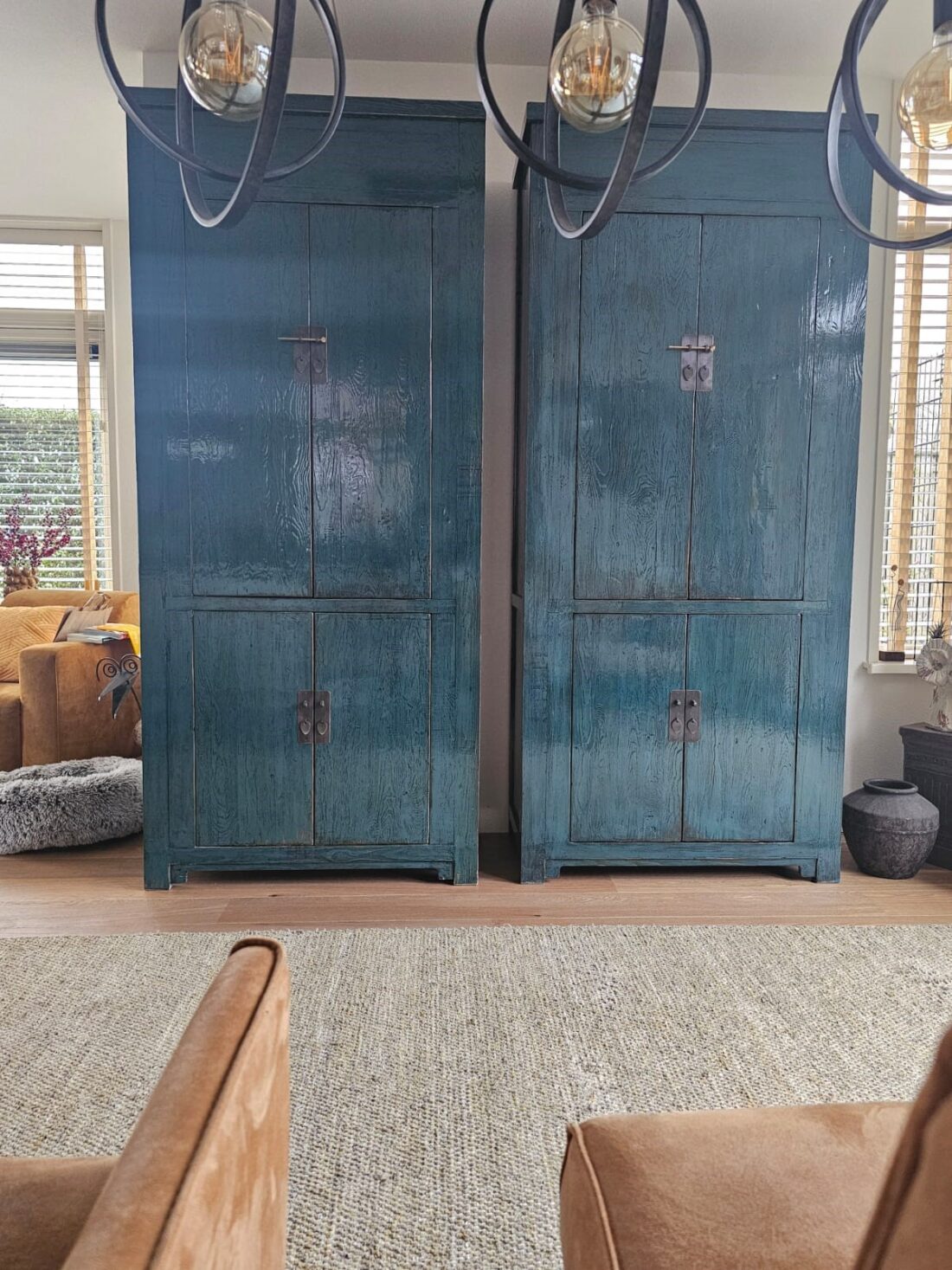 Exclusieve hoogglans wandkast