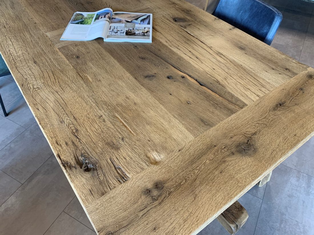 Exclusieve Oud Eiken Kloostertafel