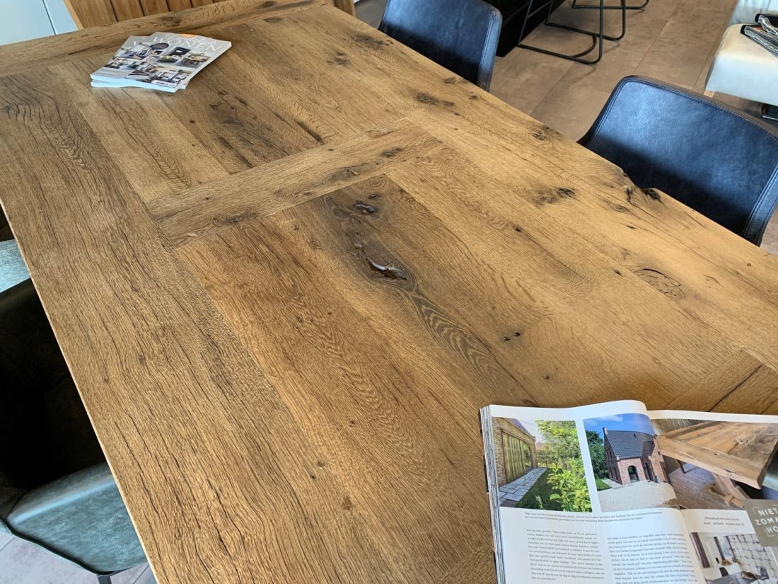 Exclusieve Oud Eiken Kloostertafel