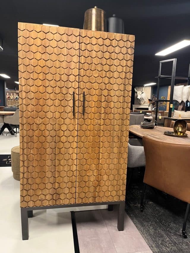 Massieve Teakhouten Kast Honey