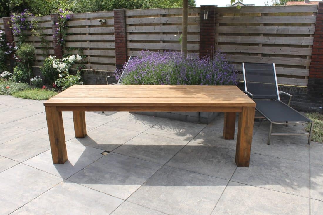 Teakhouten Tuintafel 200 Cm