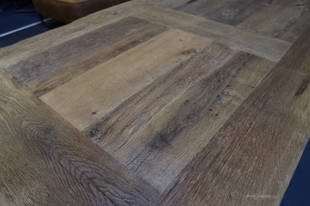 Antiek Oud Eiken Kloostertafel