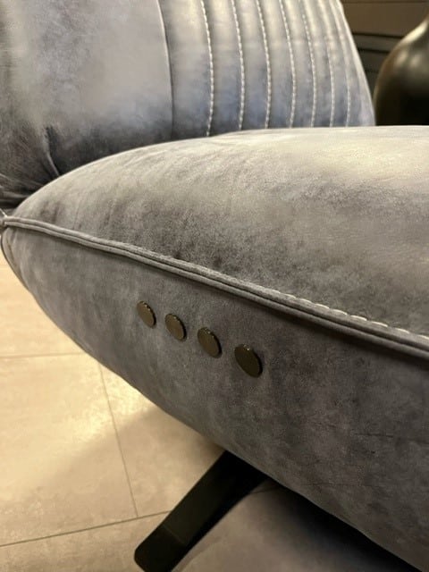 Luxe Relax Fauteuil Denim Op Accu