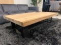 Robuuste Salontafel Massief Eiken