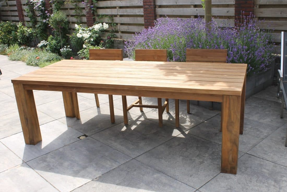 Teakhouten Tuintafel 200 Cm