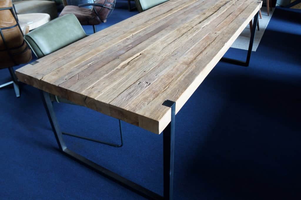 Industrile Tafel Van Robuust Oud Hout