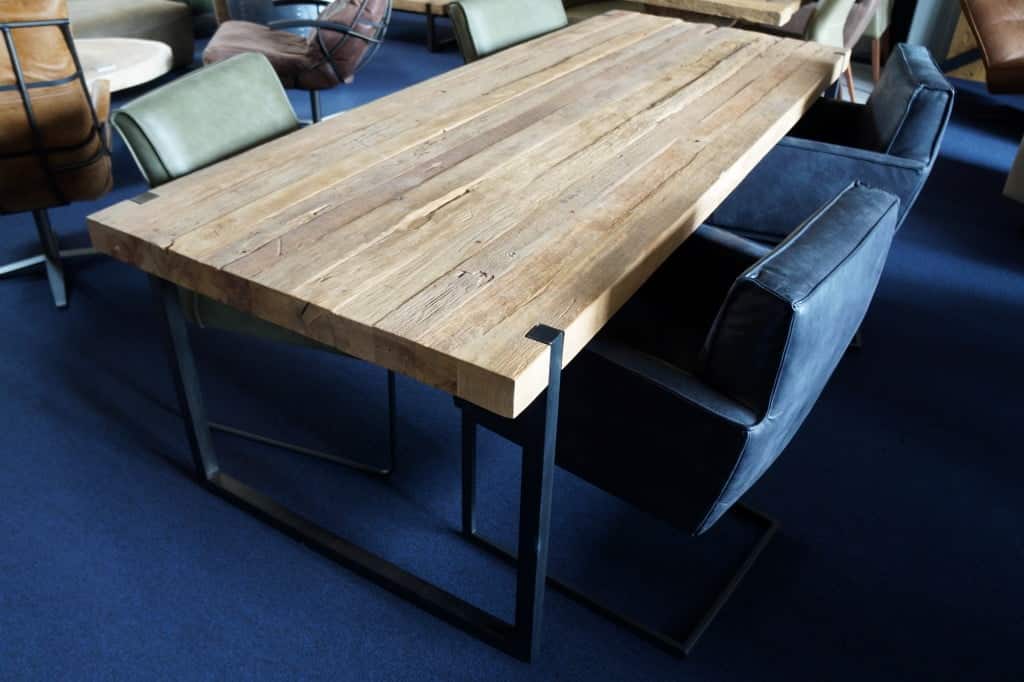 Industrile Tafel Van Robuust Oud Hout