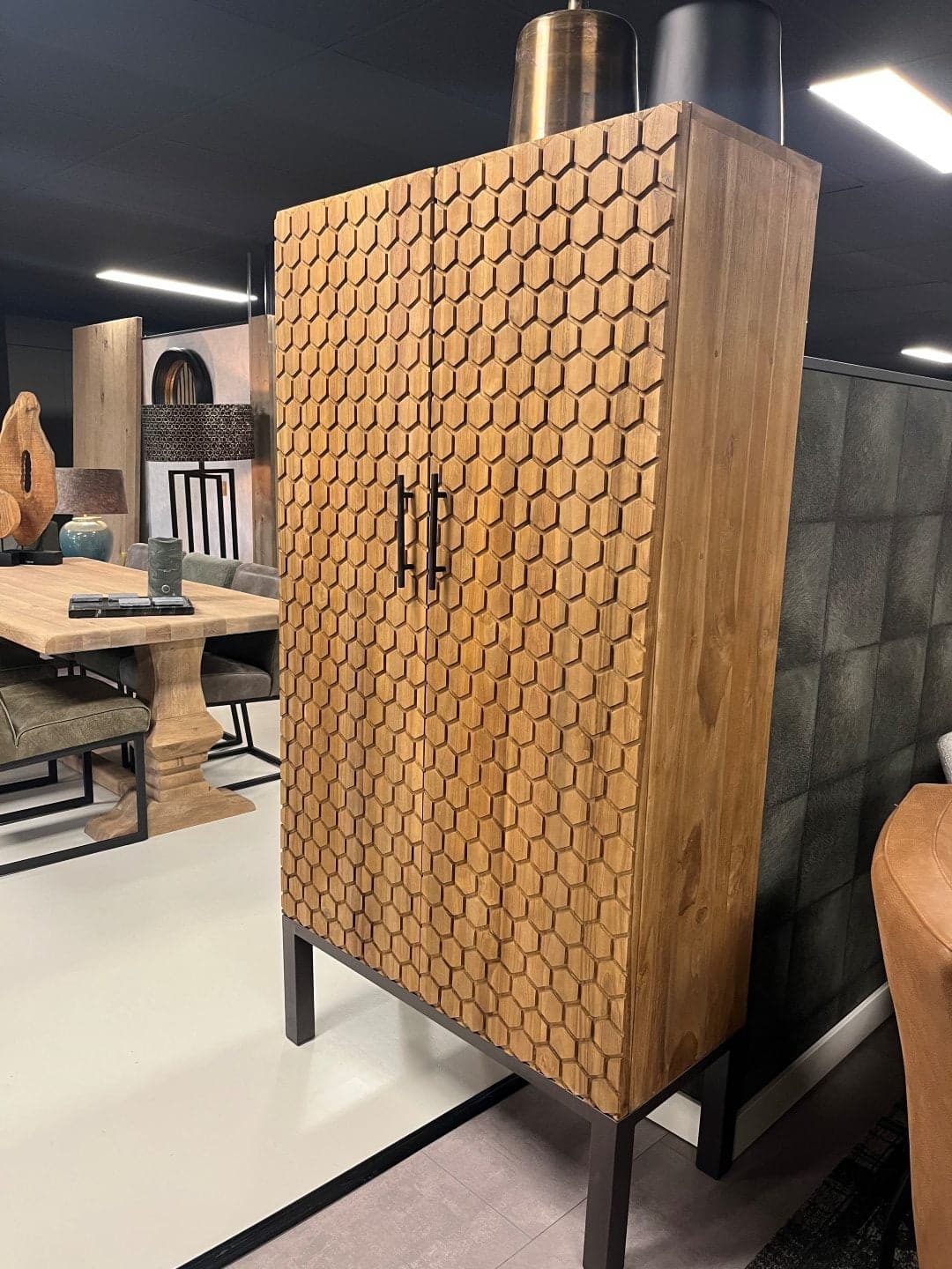 Massieve Teakhouten Kast Honey