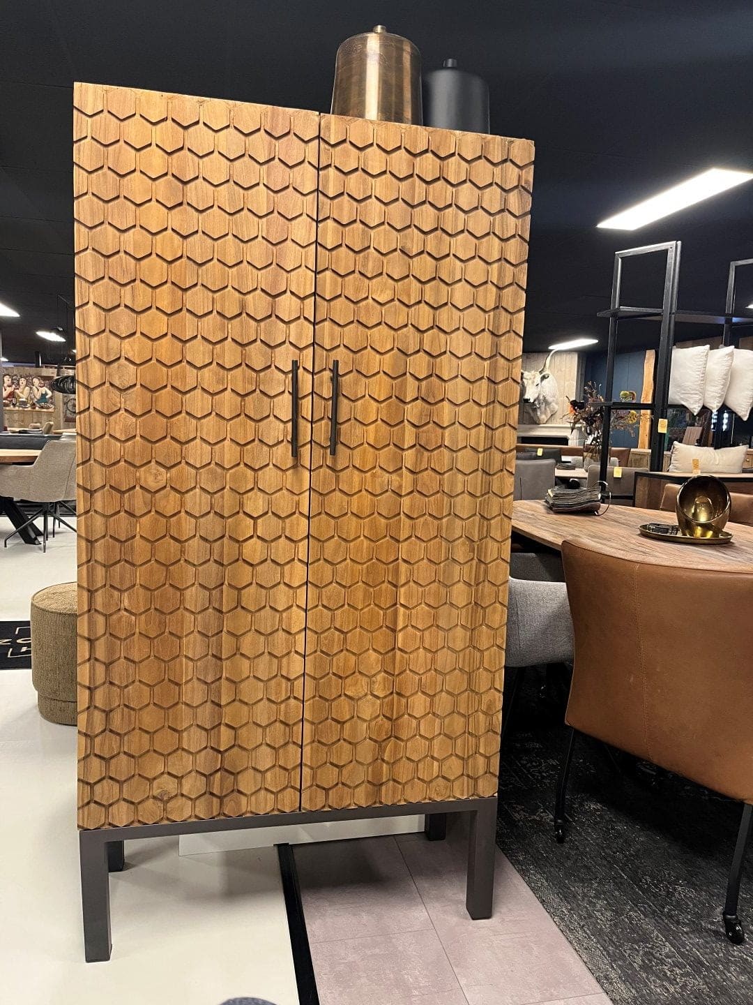 Massieve Teakhouten Kast Honey