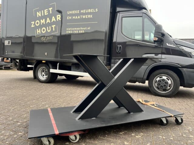 tafel onderstel staal
