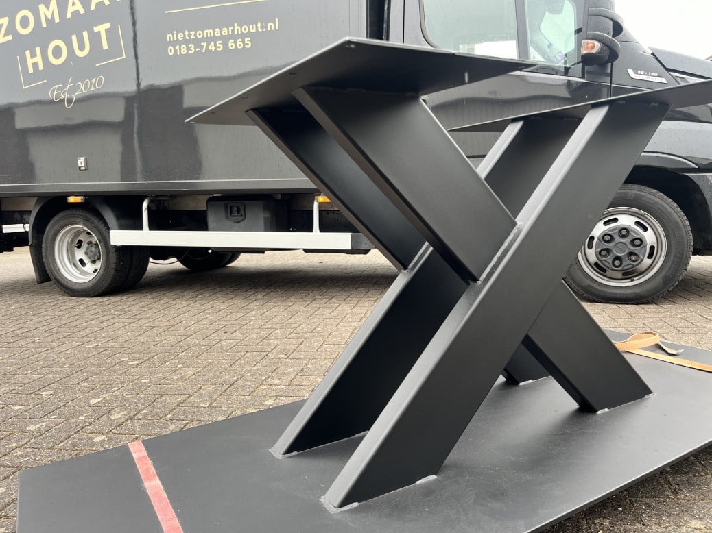 tafel onderstel staal