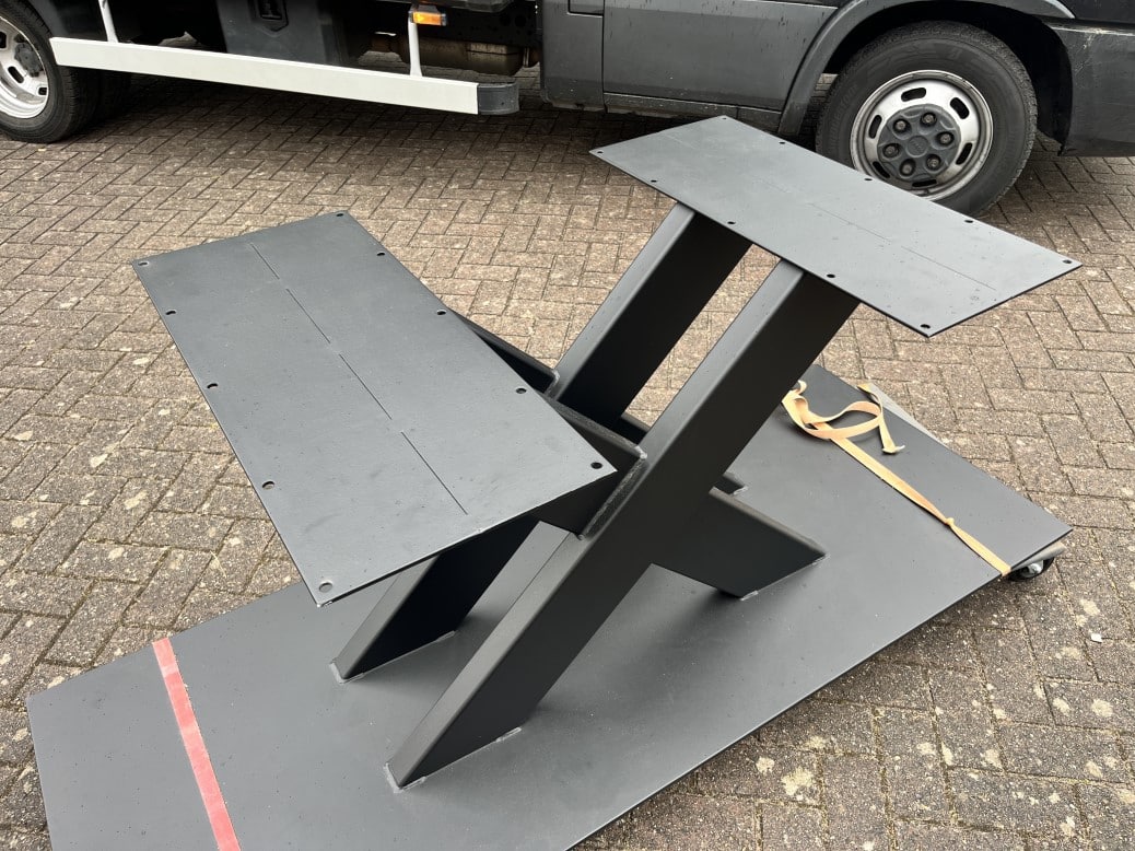 tafel onderstel staal