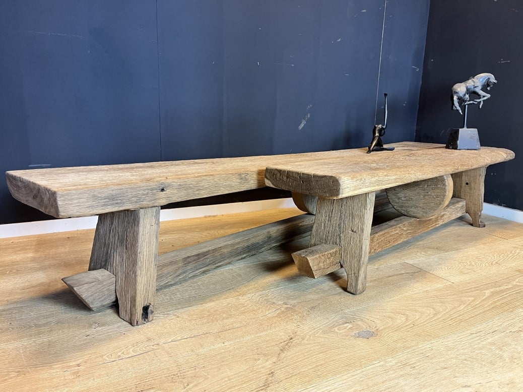 Exclusieve maatwerk Eiken salontafel