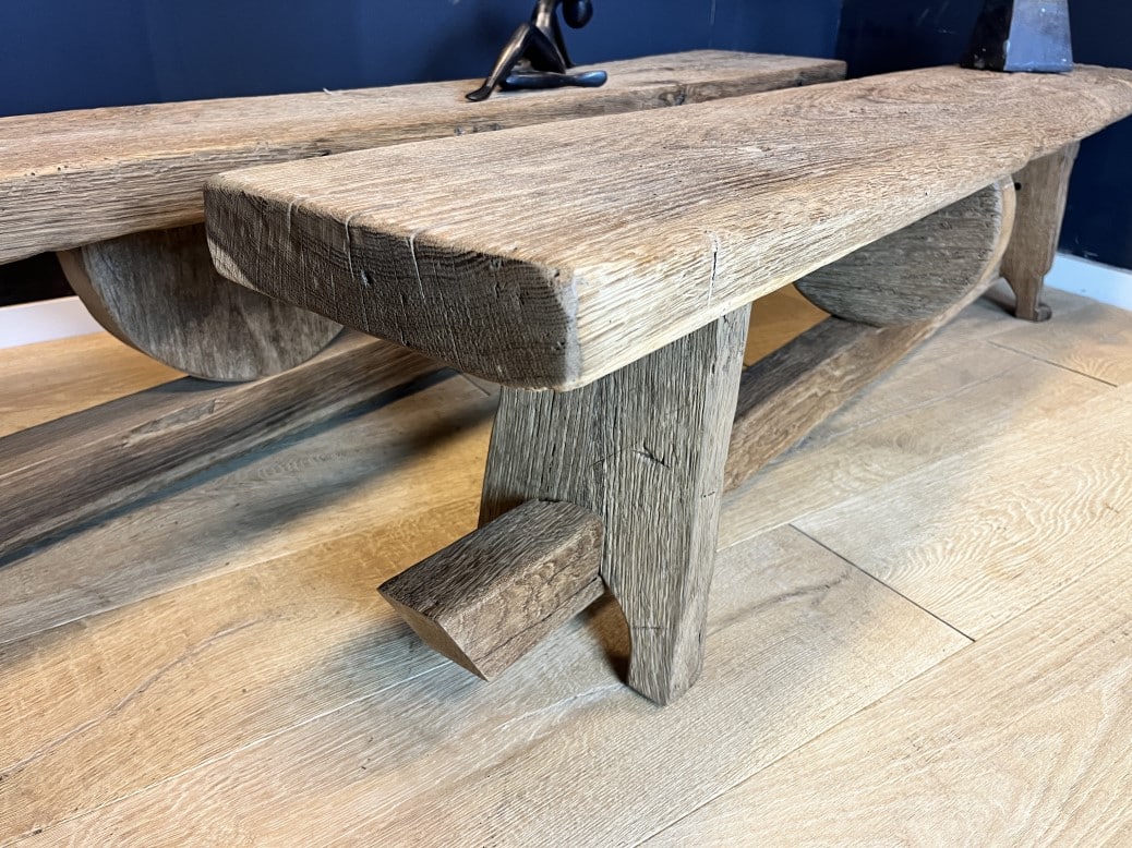 Exclusieve maatwerk Eiken salontafel
