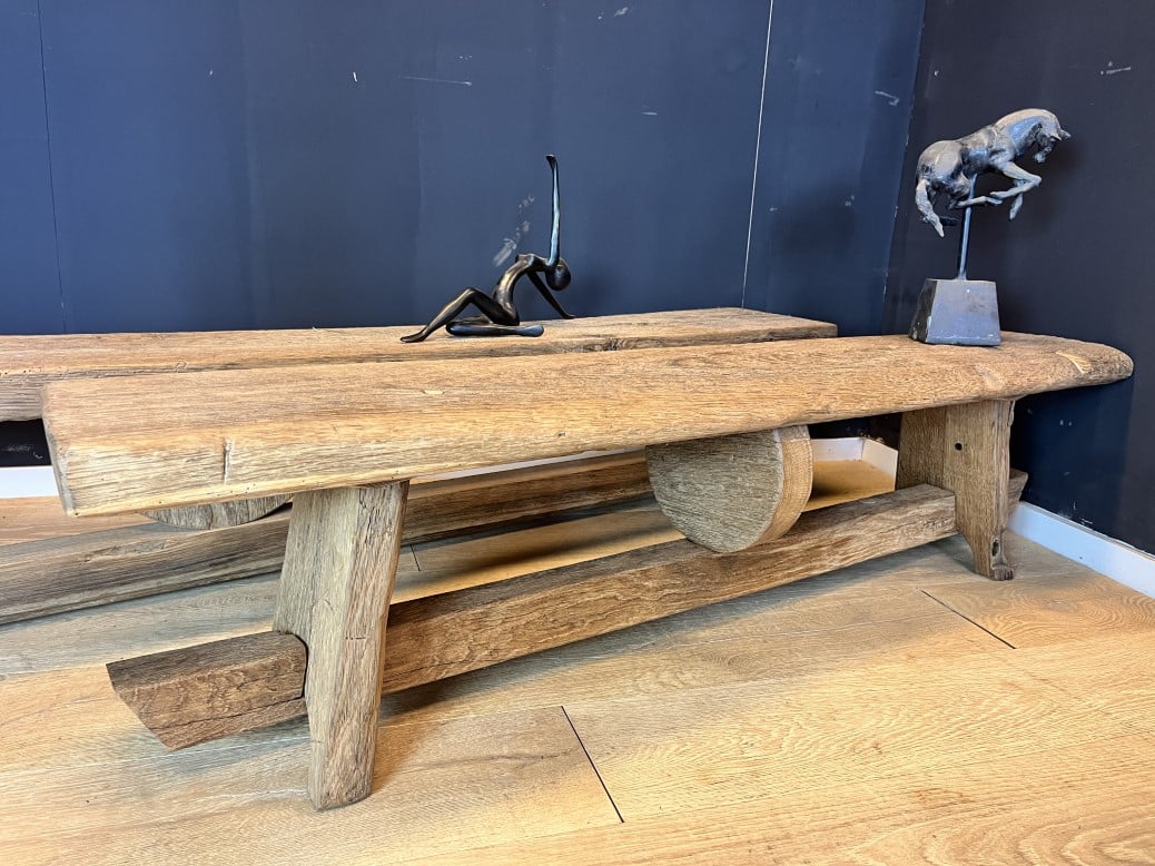 Exclusieve maatwerk Eiken salontafel
