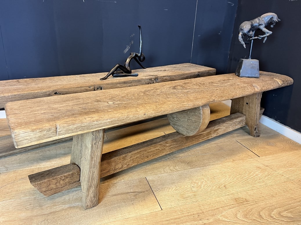 Exclusieve maatwerk Eiken salontafel