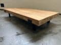 Stoere salontafel massief Teak